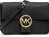 Michael Kors Fulton Leather Messenger Crossbody Bag