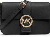 Michael Kors Fulton Leather Messenger Crossbody Bag