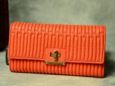 Orange Leather Purses