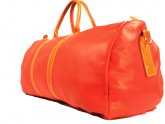 Red Leather Duffle Bag