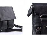 Small Black Leather Shoulder Bag