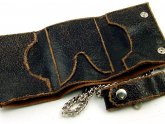 Vintage Leather Chain Wallet