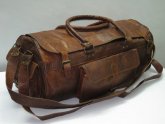 Vintage Leather Duffle Bag