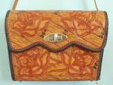 Vintage Tooled Leather Purse